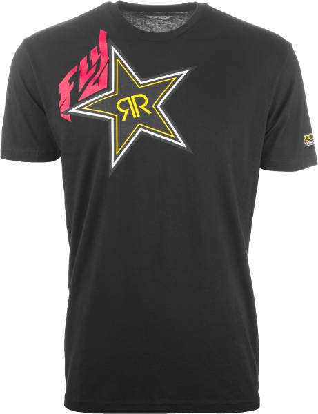 FLY RACING - FLY ROCKSTAR TEE BLACK 2X BLACK 2X - Image 1