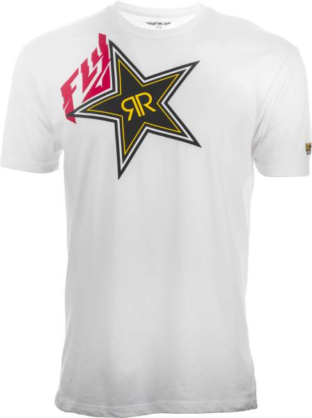 FLY RACING - FLY ROCKSTAR TEE WHITE 2X WHITE 2X - Image 1