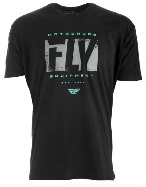 FLY RACING - FLY RIOT TEE BLACK 2X BLACK 2X - Image 1