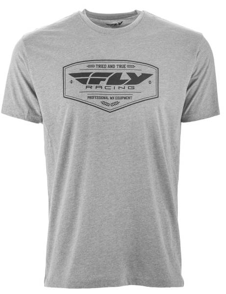 FLY RACING - PATHFINDER TEE HEATHER/GREY 2X - Image 1