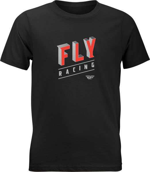 FLY RACING - YOUTH FLY DIMENSIONS TEE BLACK YL - Image 1