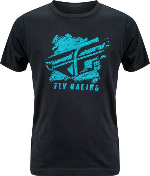 FLY RACING - FLY BOY'S CRAYON TEE BLACK YL BLACK YL - Image 1