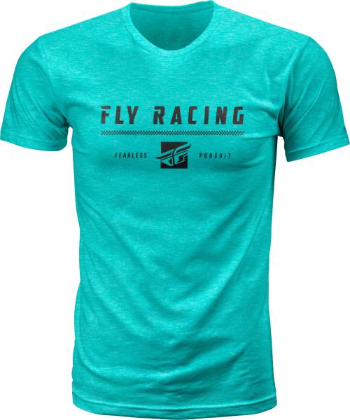 FLY RACING - FLY PURSUIT TEE SEA GREEN HEATHER 2X - Image 1