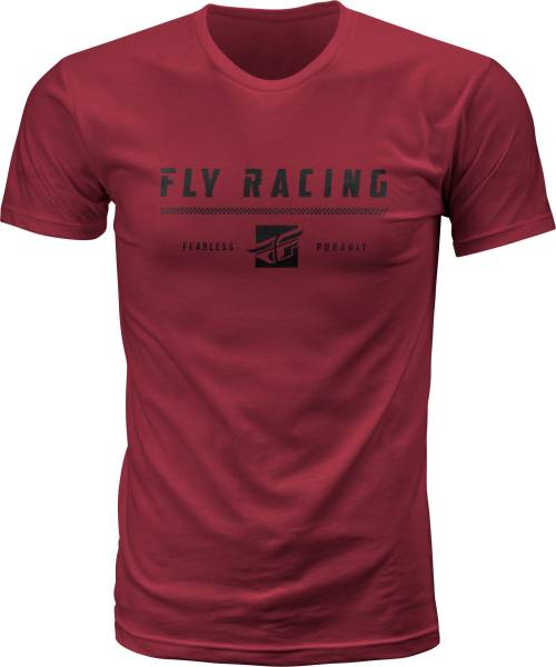 FLY RACING - FLY PURSUIT TEE MAROON 2X MAROON 2X - Image 1