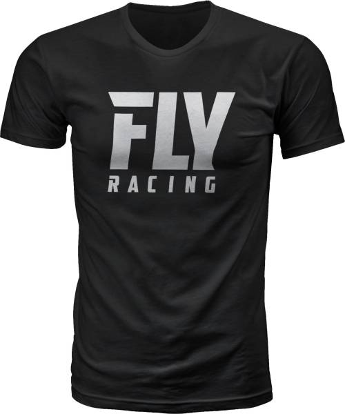 FLY RACING - FLY LOGO TEE BLACK 2X BLACK 2X - Image 1