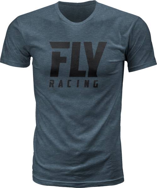 FLY RACING - FLY LOGO TEE INDIGO 2X INDIGO 2X - Image 1