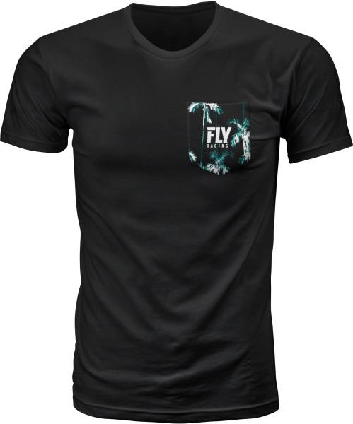 FLY RACING - FLY PARADISE TEE BLACK 2X BLACK 2X - Image 1