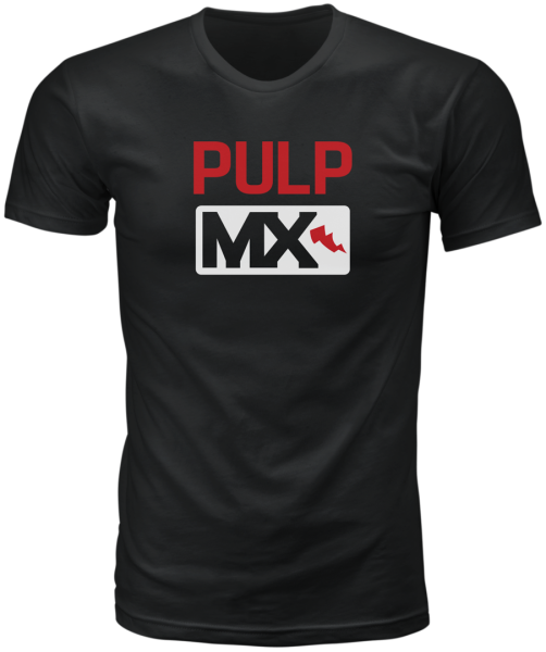 FLY RACING - FLY PULP MX PROMO TEE BLACK 2X - Image 1