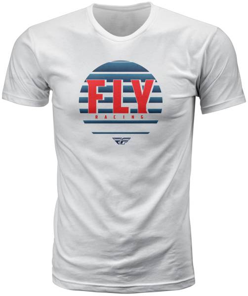 FLY RACING - FLY CIRCLE TEE WHITE 2X WHITE 2X - Image 1