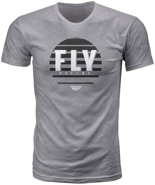 FLY RACING - FLY CIRCLE TEE DARK GREY HEATHER 2X - Image 1