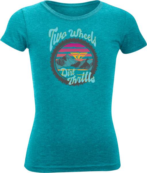 FLY RACING - YOUTH FLY DIRT THRILLS TEE BLUE YL - Image 1