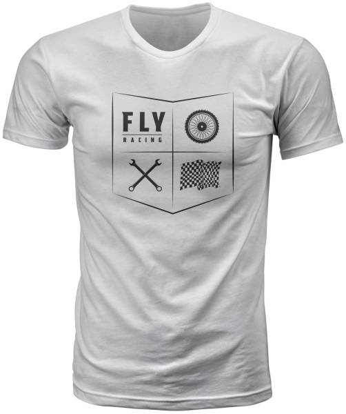 FLY RACING - FLY ALL THINGS MOTO TEE WHITE 2X - Image 1