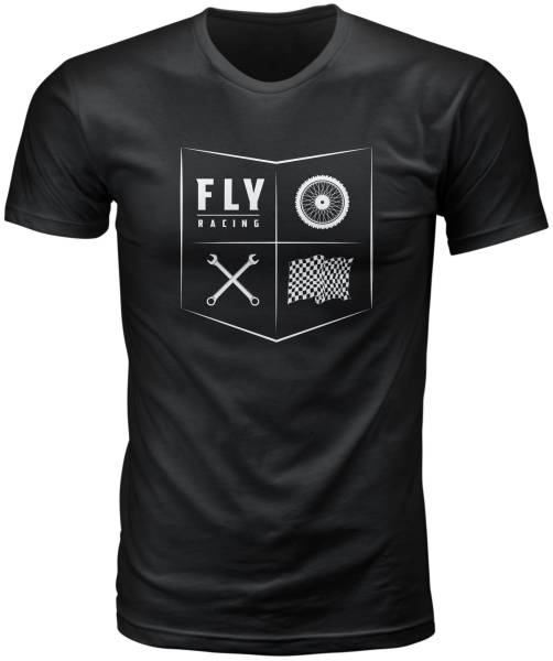 FLY RACING - FLY ALL THINGS MOTO TEE BLACK 2X - Image 1