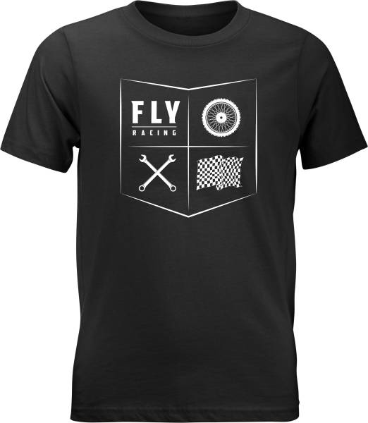 FLY RACING - YOUTH FLY ALL THINGS MOTO TEE BLACK YL - Image 1