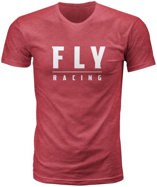 FLY RACING - FLY LOGO TEE CARDINAL RED 2X - Image 1