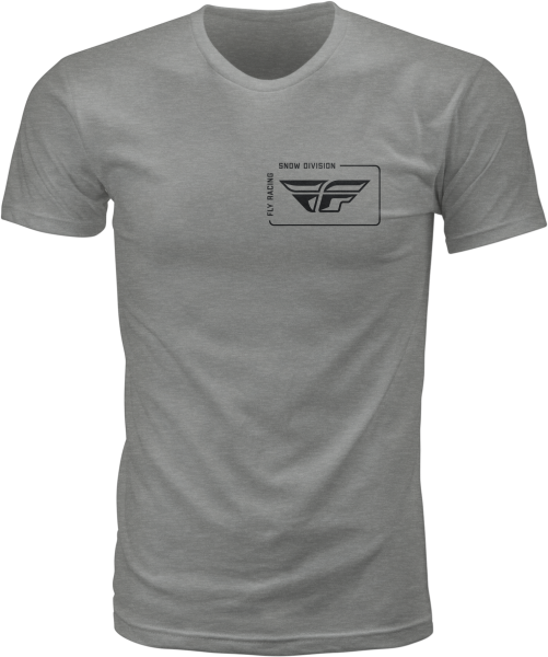 FLY RACING - FLY PRIORITIES TEE HEATHER GREY 2X - Image 1