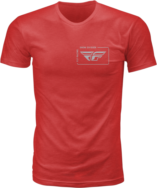 FLY RACING - FLY PRIORITIES TEE RED 2X - Image 1