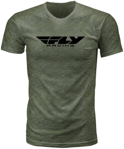 FLY RACING - FLY CORPORATE TEE MOSS HEATHER 2X - Image 1