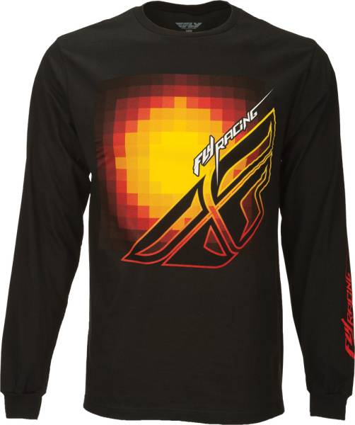 FLY RACING - GRID L/S TEE BLACK 2X - Image 1