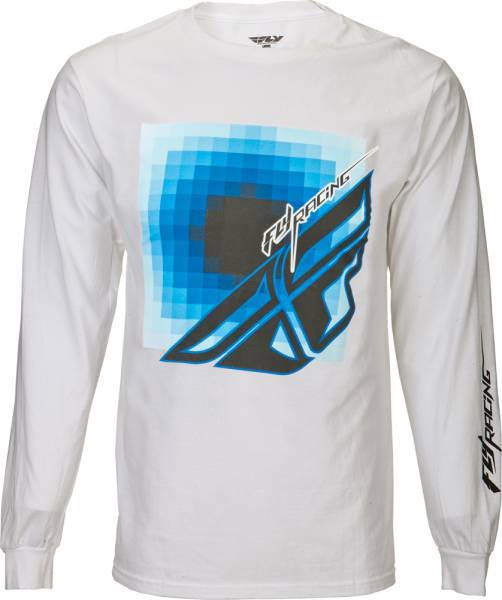 FLY RACING - GRID L/S TEE WHITE 2X - Image 1