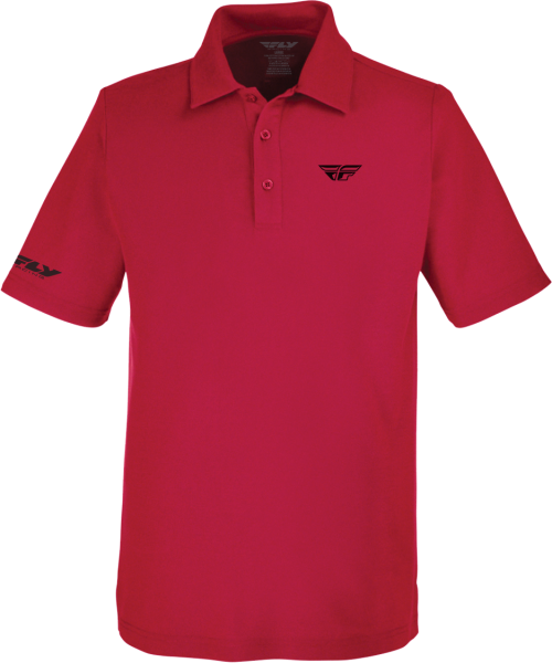 FLY RACING - FLY PERFORMANCE POLO RED 2X - Image 1