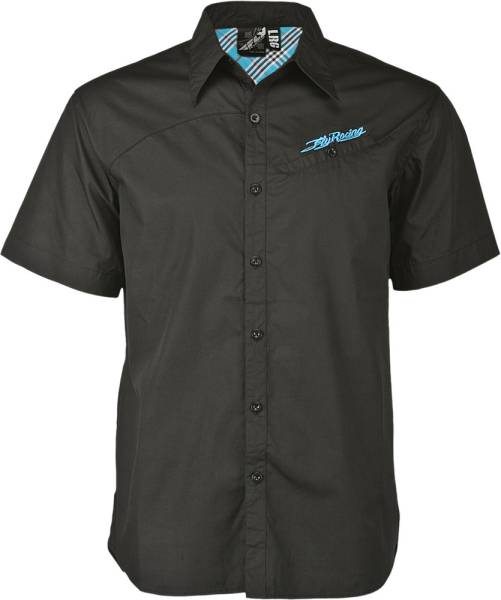 FLY RACING - BUTTON SHIRT BLACK 2X - Image 1