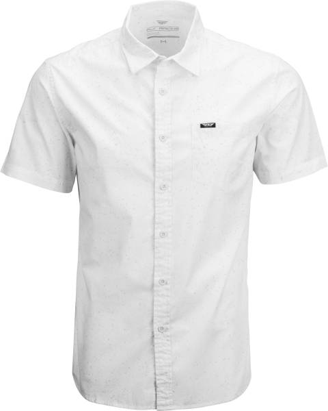 FLY RACING - FLY BUTTON UP SHIRT WHITE 2X - Image 1