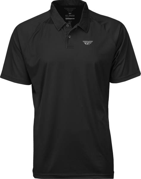 FLY RACING - FLY POLO SHIRT BLACK 2X - Image 1