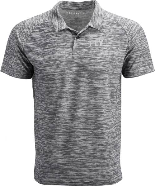 FLY RACING - FLY POLO SHIRT GREY 2X - Image 1