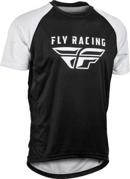 FLY RACING - SUPER D JERSEY BLACK/WHITE LG - Image 1