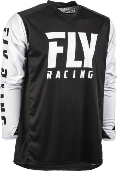 FLY RACING - RADIUM JERSEY BLACK/WHITE 2X - Image 1