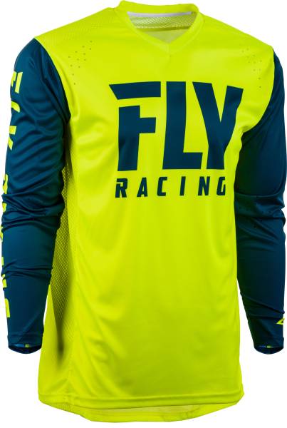 FLY RACING - RADIUM JERSEY HI-VIS/NAVY 2X - Image 1