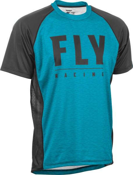 FLY RACING - SUPER D JERSEY BLUE HEATHER/BLACK LG - Image 1