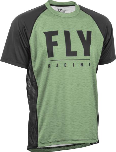 FLY RACING - SUPER D JERSEY SAGE HEATHER/BLACK LG - Image 1