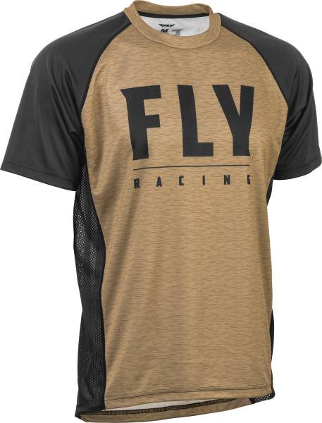 FLY RACING - SUPER D JERSEY KHAKI/BLACK LG - Image 1