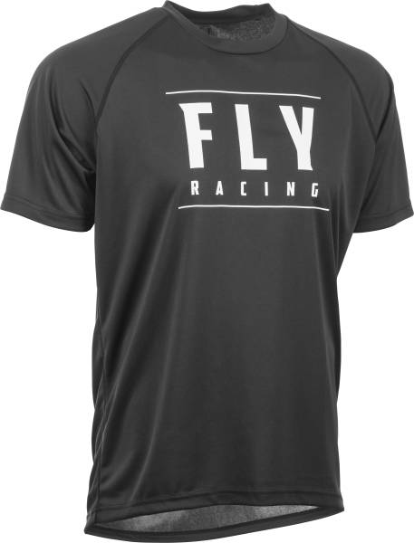 FLY RACING - ACTION JERSEY BLACK/WHITE LG - Image 1