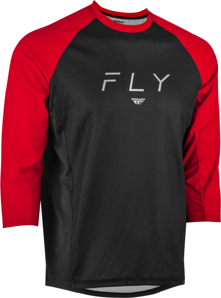 FLY RACING - RIPA 3/4 SLEEVE JERSEY BLACK/RED 2X - Image 1