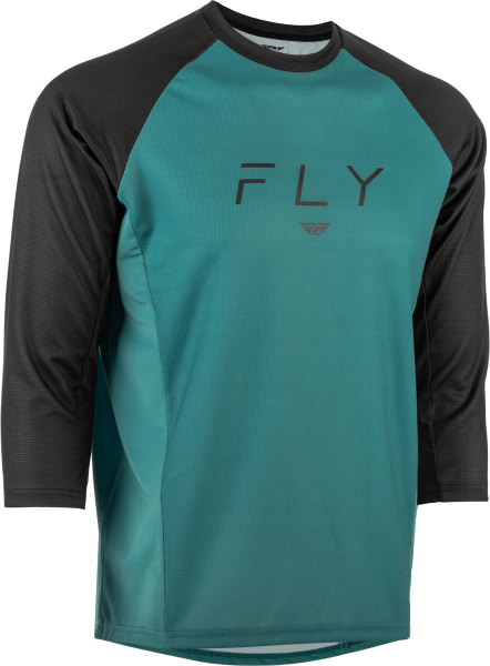 FLY RACING - RIPA 3/4 SLEEVE JERSEY EVERGREEN/BLACK 2X - Image 1