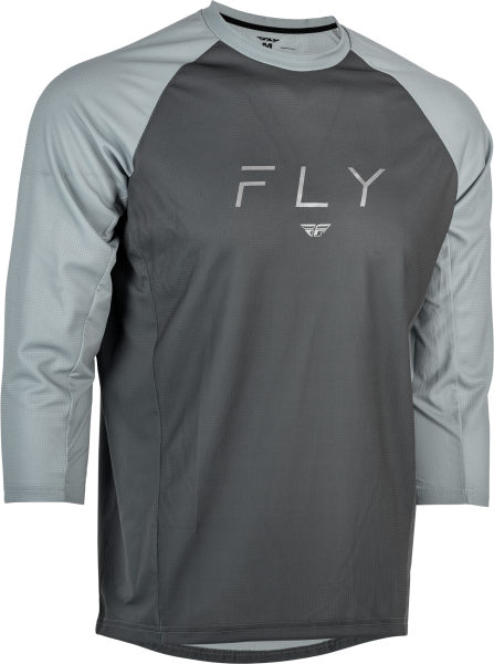 FLY RACING - RIPA 3/4 SLEEVE JERSEY GREY/LIGHT GREY 2X - Image 1