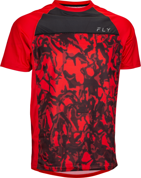 FLY RACING - SUPER D JERSEY RED CAMO/BLACK LG - Image 1