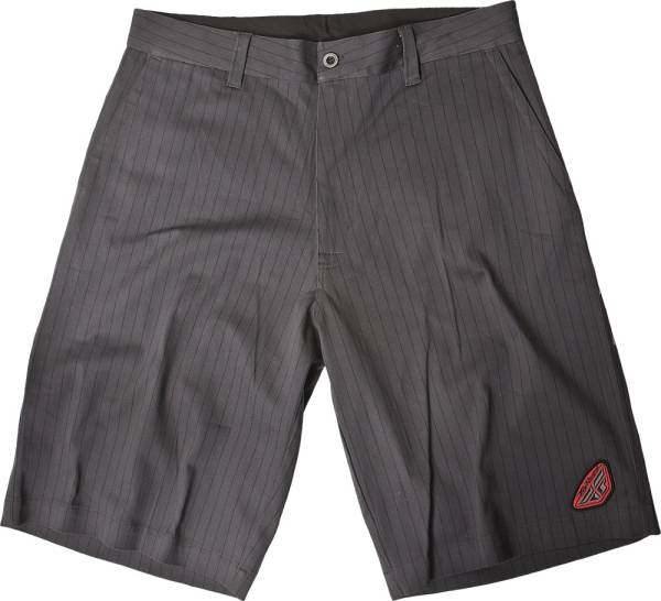 FLY RACING - PIN-STRIPE SHORTS GREY SZ 26 - Image 1