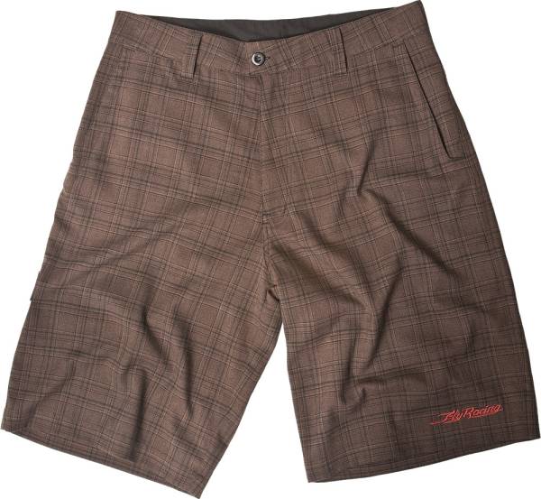 FLY RACING - MULLIGAN II SHORTS BROWN PLAID SZ 26 - Image 1