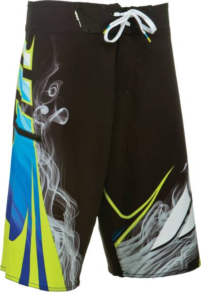 FLY RACING - ACETYLENE BOARD SHORT BLACK/BLUE SZ 28 - Image 1