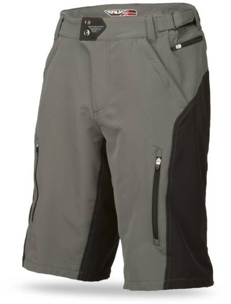 FLY RACING - WARPATH SHORTS BLACK/GREY SZ 28 - Image 1