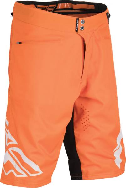 FLY RACING - FLY RADIUM SHORTS ORANGE/WHITE SZ 28 - Image 1