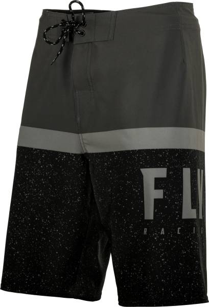 FLY RACING - FLY BOARDSHORTS BLACK/GREY SZ 28 - Image 1