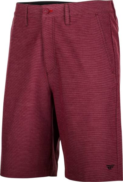 FLY RACING - FLY PILOT SHORTS BURGUNDY SZ 30 - Image 1