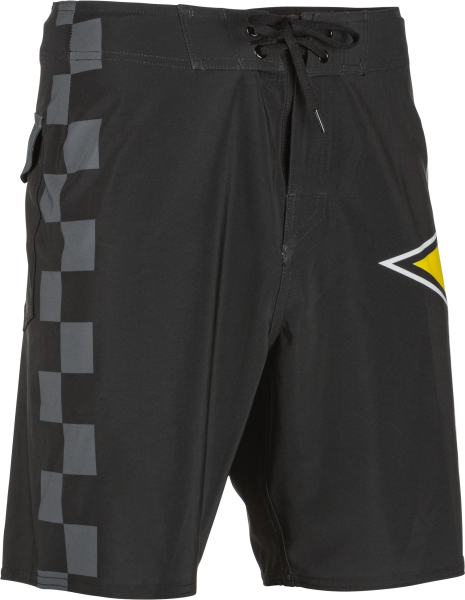 FLY RACING - FLY ROCKSTAR BOARDSHORTS BLACK/GREY SZ 30 - Image 1