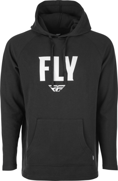 FLY RACING - FLY WEEKENDER PULLOVER HOODIE BLACK/WHITE 2X - Image 1