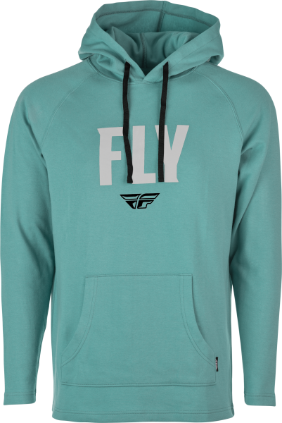 FLY RACING - FLY WEEKENDER PULLOVER HOODIE SEA GREEN/GREY 2X - Image 1